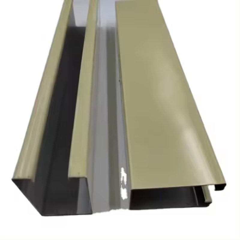 Color steel rolling shutter door guide rail