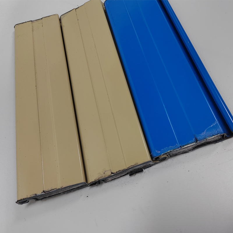 Fireproof rolling shutter strip